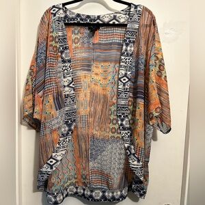 NWOT Multi-colored Kimono